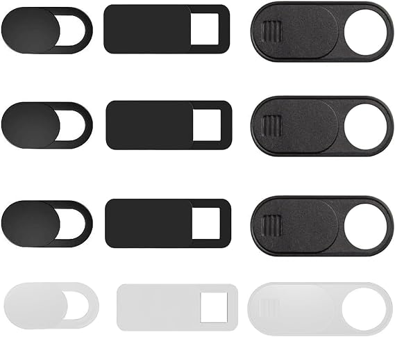 12 PCS Ultra-Thin Webcam Cover Slide for Laptop iPhone iPad MacBook Pro Computer iMac Cell Phone(Tesla Model 3/Y Interior Cabin Camera) PC Accessories Camera Blocker Slider, Great for Privacy