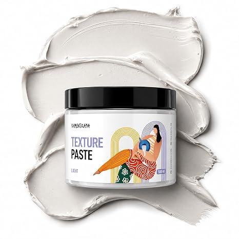 KAMENSKAYA Light Texture Paste - Modelling Paste Acrylic Medium - 16.9 fl oz (500 ml)