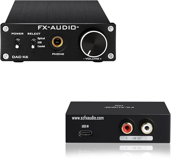 FX-Audio DAC-X6 Headphone amp and FX03 384Khz USB c DAC
