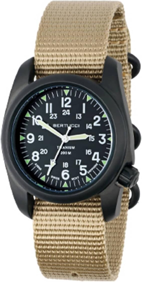 Bertucci Men's 12029 A-2T Vintage Durable Titanium Field Watch
