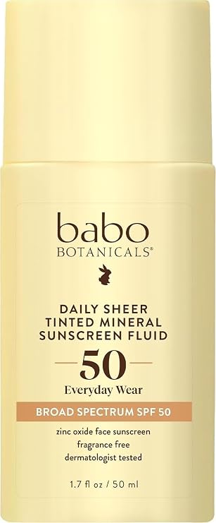 Babo Botanicals - Daily Sheer Tinted Mineral Sunscreen - SPF 50 - Vegan