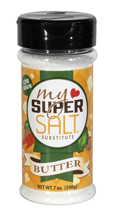My SUPER SALT Butter Real Butter Taste with 85% Less Sodium Than Salt 7oz
