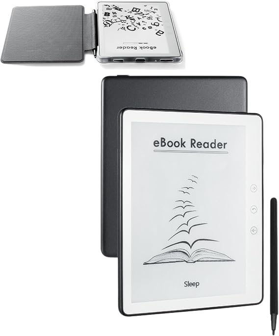 E Book Reader 5.76 Inch Touch Screen, Technology E Reader Devices, Ultra Thin & Lightweight Digital Notebook, 1GB 16GB Eye Friendly E Reader for Android 8.1