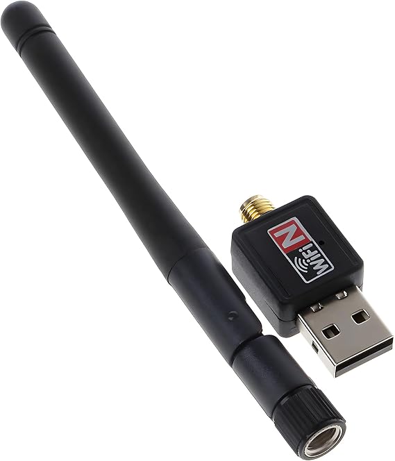 150M USB2.0 Wireless Network Card with RTL8188ETV Chip, Detachable 2dBi Antenna, Compatible with Windows, Linux, and Android