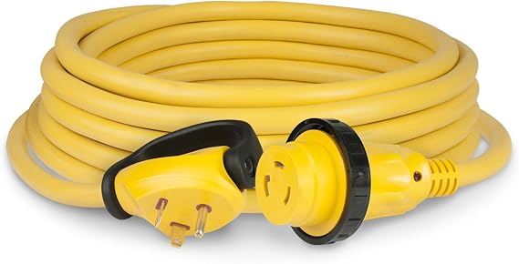 ParkPower by Marinco 30 Amp 125V Swivel Handle RV Power Cord