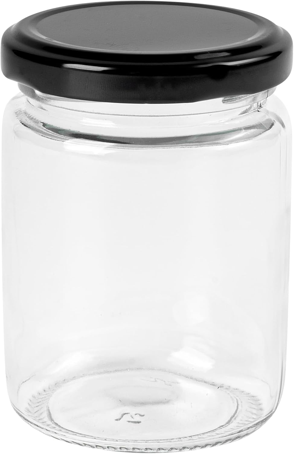 Restaurantware 10 Pack Of Glass Jars, 8 Oz Durable Glass Jars With Lids, Small Mason Jar For Food Reusable Hot And Cold Friendly, For Restaurants And Kitchens, Clear Storage Jar