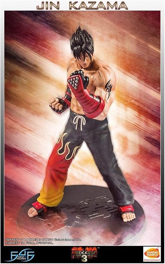 First 4 Figures Tekken 3: Jin Kazama 1: 4 Scale Statue, Multicolor