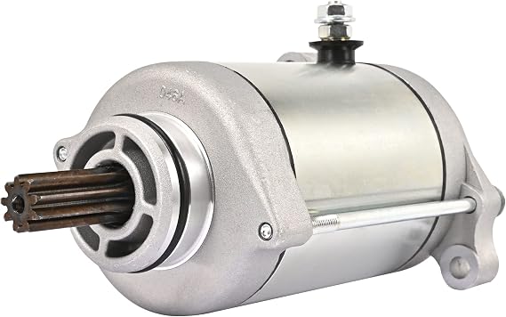 Starter Motor Compatible with ATV Arctic Cat 400 500 650 (1998-2009), Compatible with Suzuki LTA500F LTA500FB, LTF500F Vinson/LTF500(2002-2007), 12 Volt CW 9-Tooth Spline 0825-001 0825-012