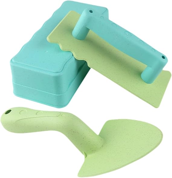 Sandcastle Kit with Brick Maker and Beach Tools, Green