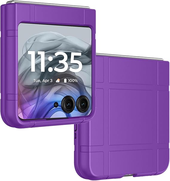Grid Series for Motorola RAZR (2026/2025/2024) Phone Case - Purple