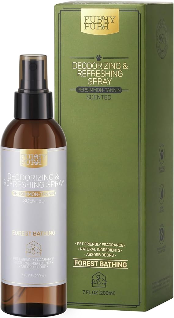 Pet Odor Eliminator Spray, Air Freshener for Strong Odor, Natural Deodorizing Ingredient, Forest Scent, 7 Oz