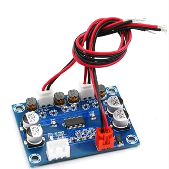 Taidacent XH-A234 Two Channel Power Amplifier 12v Audio Amplifier Board Full Connector Digital Power Amplifier Board 30W+30W