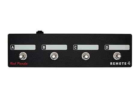 Red Panda Remote 4 Button Footswitch