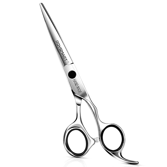 Professional Hair Cuting Shears, Roysmart Hair Cutting Scissors Sharp Razor Edge Hairdressing Scissors Hair Scissors Japanese Stainless Steel 6.5 inch for Barber, Home, Salon