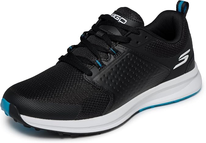 Skechers Men's Quest Spikeless Golf Shoe | Golf, ECO FLIGHT Cushioning, Water Repellent, Spikeless Traction, Breathable Knit, lightweight