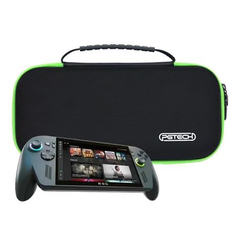CAUHENYEE Case for ROG Xbox Ally X Console Shock-proof Storage Box with Card Slot and Pocket Travel Protector Portable Storage Organisers