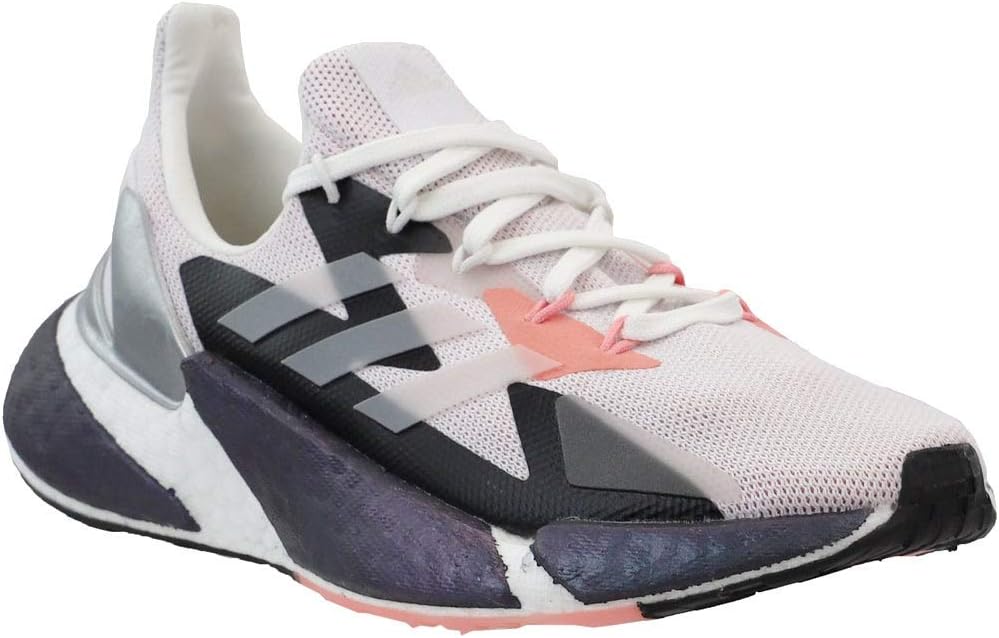 adidas Kids x9000L4 Boost (Big Kid) Crystal White/Silver Metallic 5.5 Big Kid M