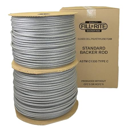 Foam Pre-Caulking Filler Rope Backer Rod Roll Bulk Sizes (1/2 inch x 2500 ft)
