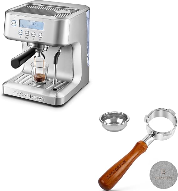 CASABREWS Ultra Espresso Machine with 58mm Bottomless Portafilter