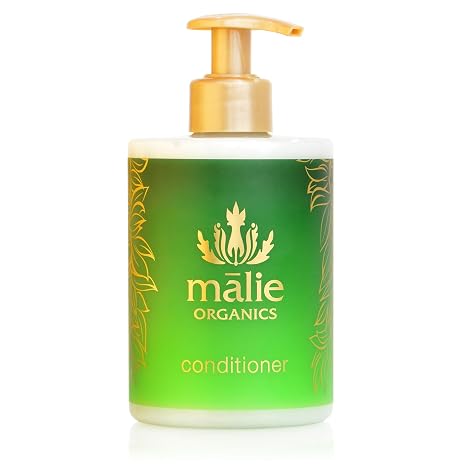 Malie Organics Conditioner, Kokee Scent, Daily Hydration for All Hair Types, Green Tea Extract + Avocado Oil, Vegan, 14 oz