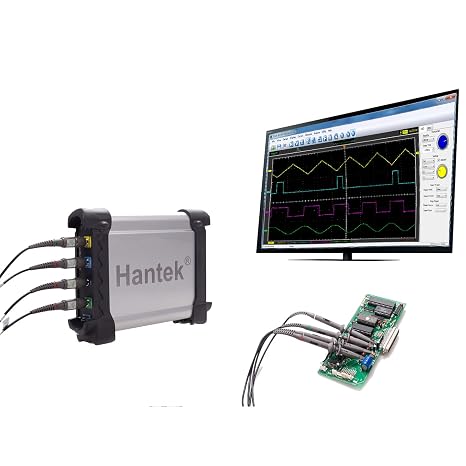 Hantek Digital Oscilloscope DSO3104(A) DSO3204(A) DSO3254(A) 4 Channels Handheld Storage USB Oscilloscopes + 16 Channels Logic Analyze(DSO3104)