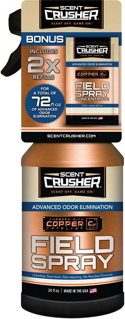 Scent Crusher, Field Spray, with Bonus Refill, 72 oz