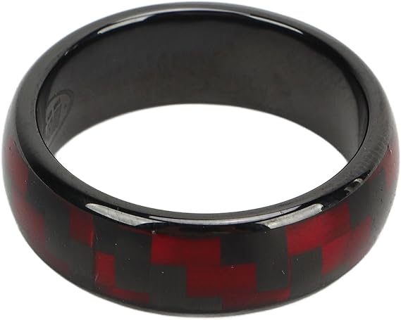 Brilluxa NFC Access Ring, Carbon Fiber Smart Ring and Contactless Access Token, 18.9 mm / 0.74 in ID Wearable Finger Key Card Replacement for Door Entry and Keyless Unlock Systems