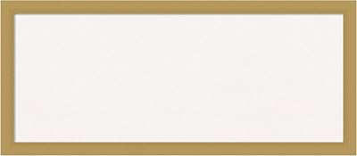 Amanti Art White Cork Board for Wall, 14x32 Vision Board with Gold Frame, Medium Corkboard Office Decor for Home Organization, Casual Corkboard Pinboard to display items for home organization