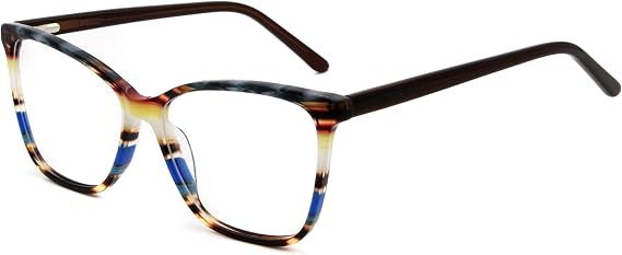 RICH MODE Fashion Glasses Women Clear Lens Square Non Prescription Glasses Designer Fake Glasses