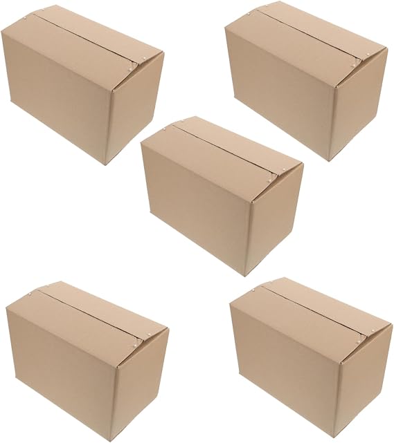 Pcs Cardboard Boxes Moving Corrugated Packaging Boxes for Shipping Mailing