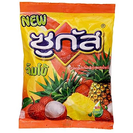 Sugus Jumbo Lychee & Pineapple Flavoured Chewy Candy