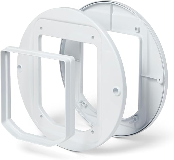 Cat Mate Cat Flap Adapter Kit for Walls and Glass Panels, White