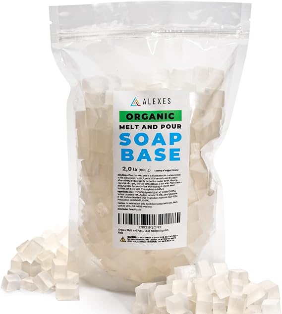 Organic Melt and Pour Soap Base - 2 lb Soap Melt and Pour Base