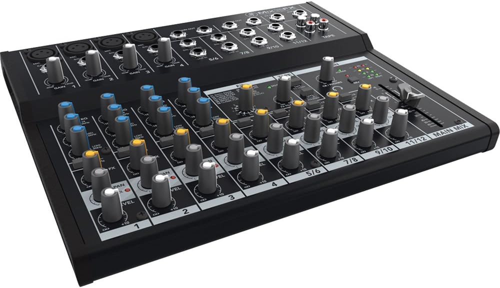 Mackie Mix Series Mix12FX 12-Channel Effects Mixer