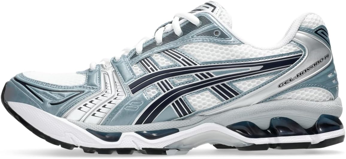 ASICS 1203A537-106 Gel Kayano 14 Mens Lifestyle Shoe - White/Ford Grey