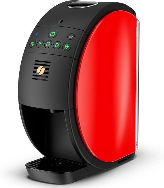 Nescafe SPM9639 Gold Blend Barista 50 Fifty Coffee Maker 5 Types of Menu Per Device, Bluetooth, 28.7 fl oz 800 ml, Red