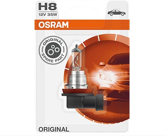 Osram H8 Far Ampulü, 12V 35W, Blister Ambalaj 1 adet Orijinal Yedek Parça