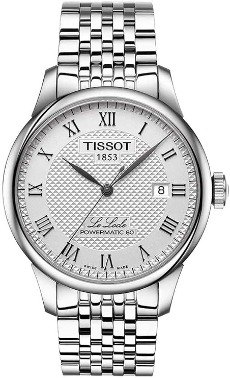 Tissot Mens Le Locle Stainless Steel Dress Watch