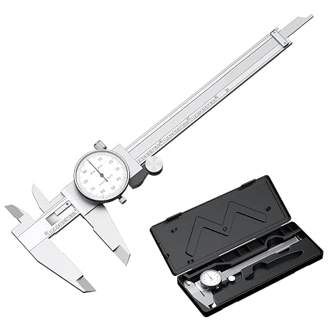 HDLNKAK Dial Caliper Shockproof with Watch 0-6" Range