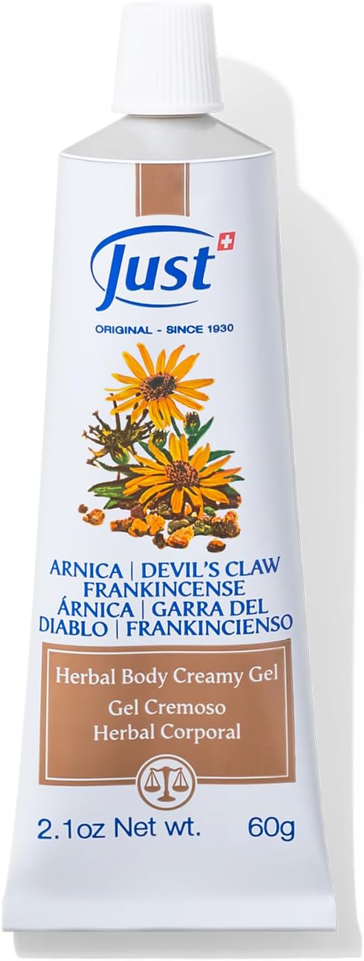 Swiss Just - Arnica Creamy Gel Devils Claw Frankincense Oil - 60 g
