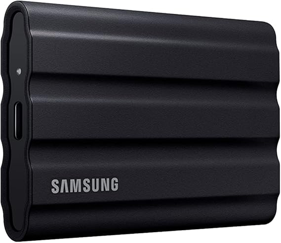 SAMSUNG T7 Shield 4TB, Portable SSD, up-to 1050MB/s, USB 3.2 Gen2, Rugged