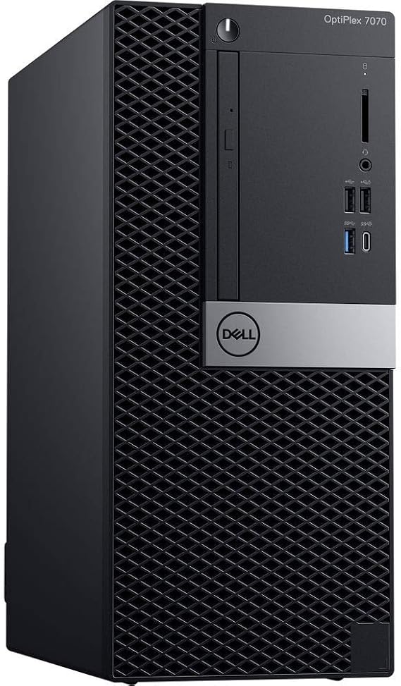 Dell OptiPlex 7070 Desktop Computer - Intel Core i7-9700 - 16GB RAM - 256GB SSD - Tower