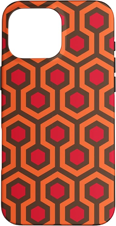 Overlook Hotel Pattern Horror Case for iPhone 16 Pro Max