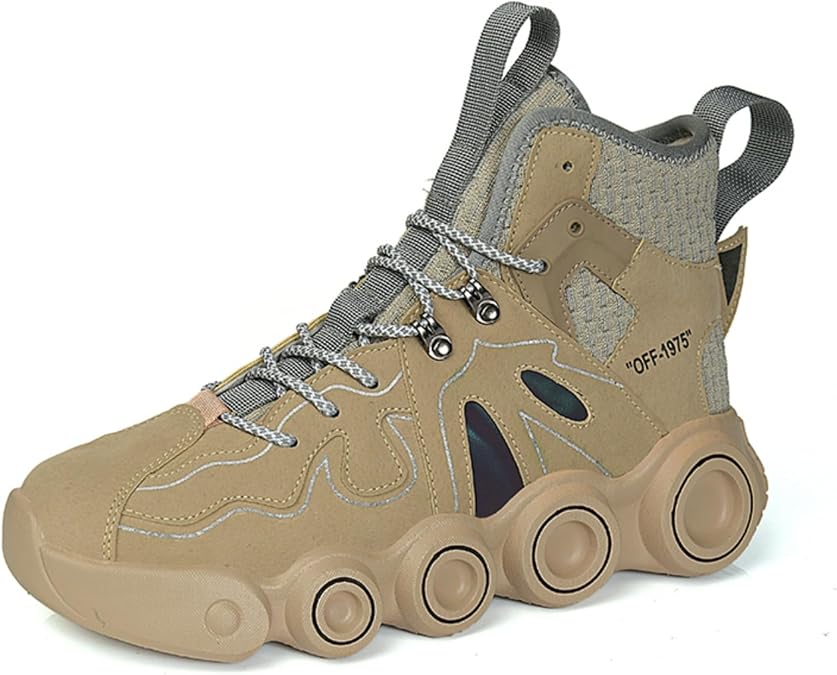 Mens Fashion Sneakers High Top Shoes Men's Running Shoes Workout Athletic Walking Casual Shoes for Men