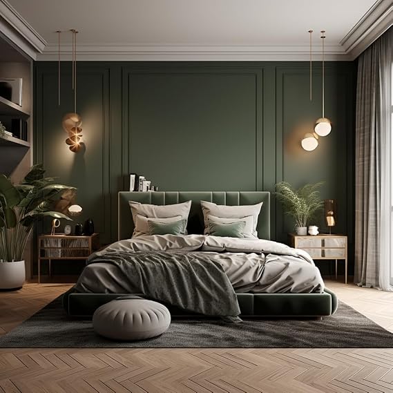 Wall Moulding Kit, Pre-Cut Ready to Install - Paintable White Wall Panel, Costum Design - 2,5 cm (1'') Mouldings - Peel and Stick (Un-Cut 16 Wall Moldings)