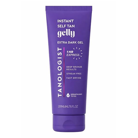 Tanologist Express Self Tan Gel- Extra Dark, 6.76 fl. oz/200 ml Tube