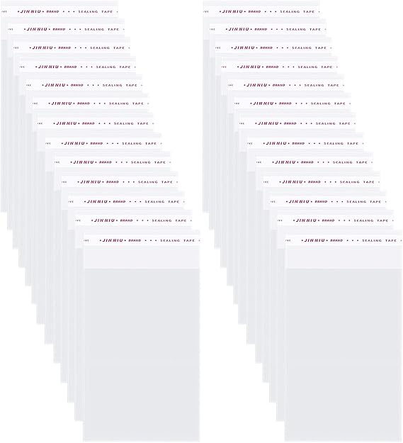 SUBTAVIK 100 Pcs Small Cellophane Bags, Resealable Clear Self-Adhesive Sweet Bags for Cookie, Jewelry, Gifts and Hairpin (9x14cm/3.5x5.5inch)