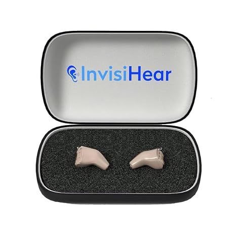 Symphony ITC Custom-Molded, 64 DSP Channel Programmable Hearing Aids for Adults with Mobile App Hearing Test | Hearing Aids for Seniors with Bluetooth USA-Made Multi Core Processor (64 DSP
