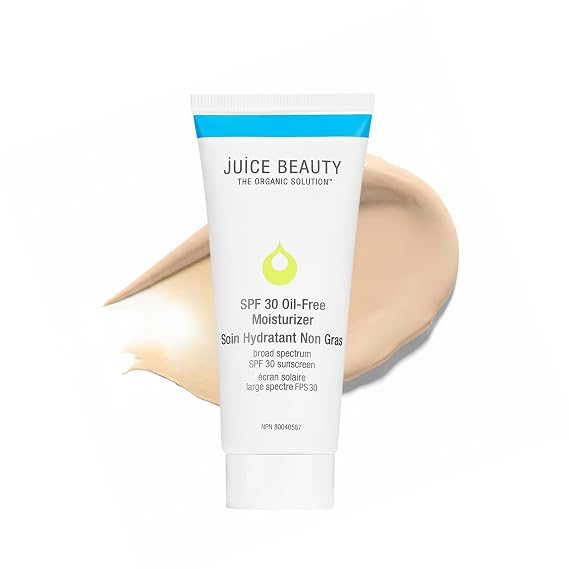 Juice Beauty Blemish Clearing SPF 30 Matte Oil-Free Moisturizer - 60 ml | Mineral Zinc Sunscreen Face Cream For Acne-Prone Skin, Hydrating Satin Finish, Non-Greasy, Vegan & Cruelty-Free
