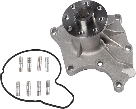 4JB1 4JA1 4JG1 4JG2 Water Pump W/Gasket 8mm Flange Holes for Isuzu Trooper 2.8L 3.0L Bobcat 843 853 1213 960 Skid Steer Loader Hitachi EX60U ZX70 ZX75US ZX80 ZX80LCK Excavator